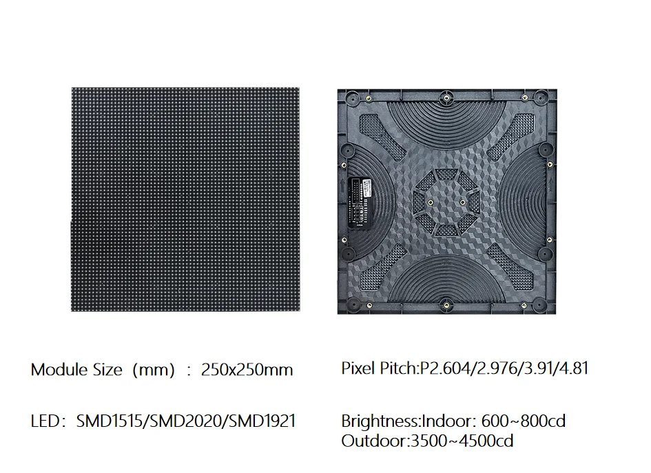 Indoor aluminum alloy led cabinet